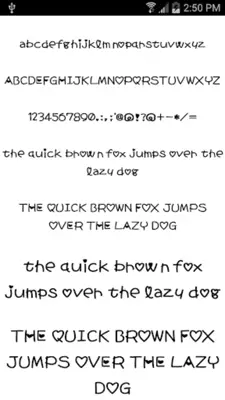 Free Fonts Pack 17 android App screenshot 2