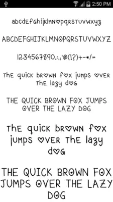 Free Fonts Pack 17 android App screenshot 3